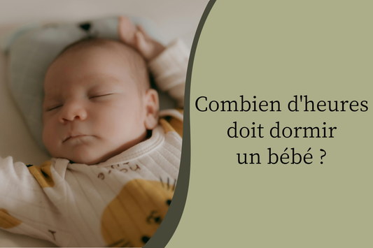 Bebe dors sur le dos durant des heures