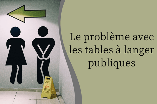 Le problème avec les tables à langer publiques - Hanagamise