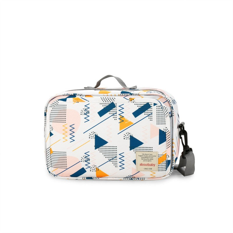 Trousse de toilette Pousago rectangle bleu