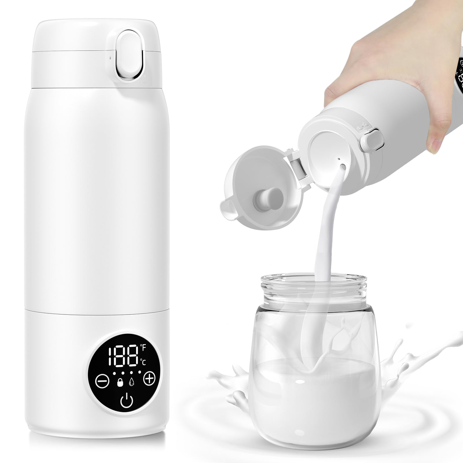 Chauffe - Biberon Portable LactoGo - Isotherme 6h - Hanagamise