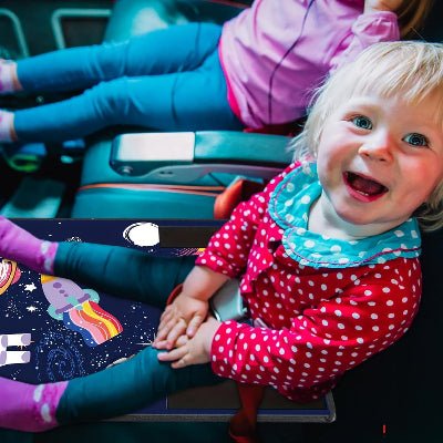 Lit Bebe Avion - FlyEase™ - Bleu - Hanagamise