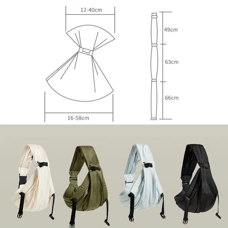 Portable Baby Sling Baby Carrier Wrap Toddler Backpack Shoulder Bag Bebe Carriers Newborn Backpacks Infant Bags for New Born - Hanagamise