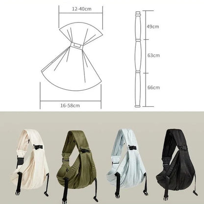 Portable Baby Sling Baby Carrier Wrap Toddler Backpack Shoulder Bag Bebe Carriers Newborn Backpacks Infant Bags for New Born - Hanagamise