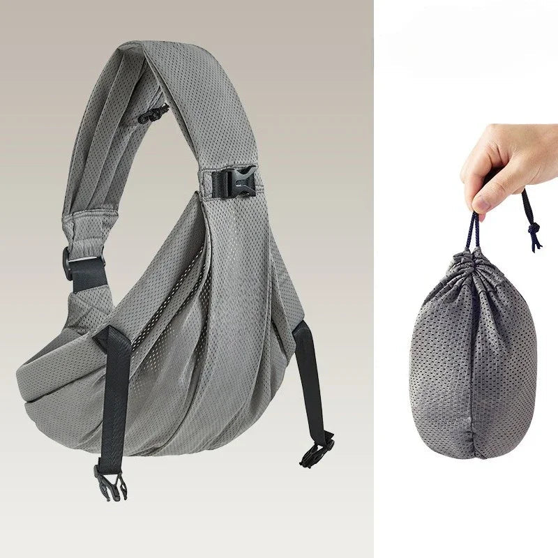 Portable Baby Sling Baby Carrier Wrap Toddler Backpack Shoulder Bag Bebe Carriers Newborn Backpacks Infant Bags for New Born - Hanagamise