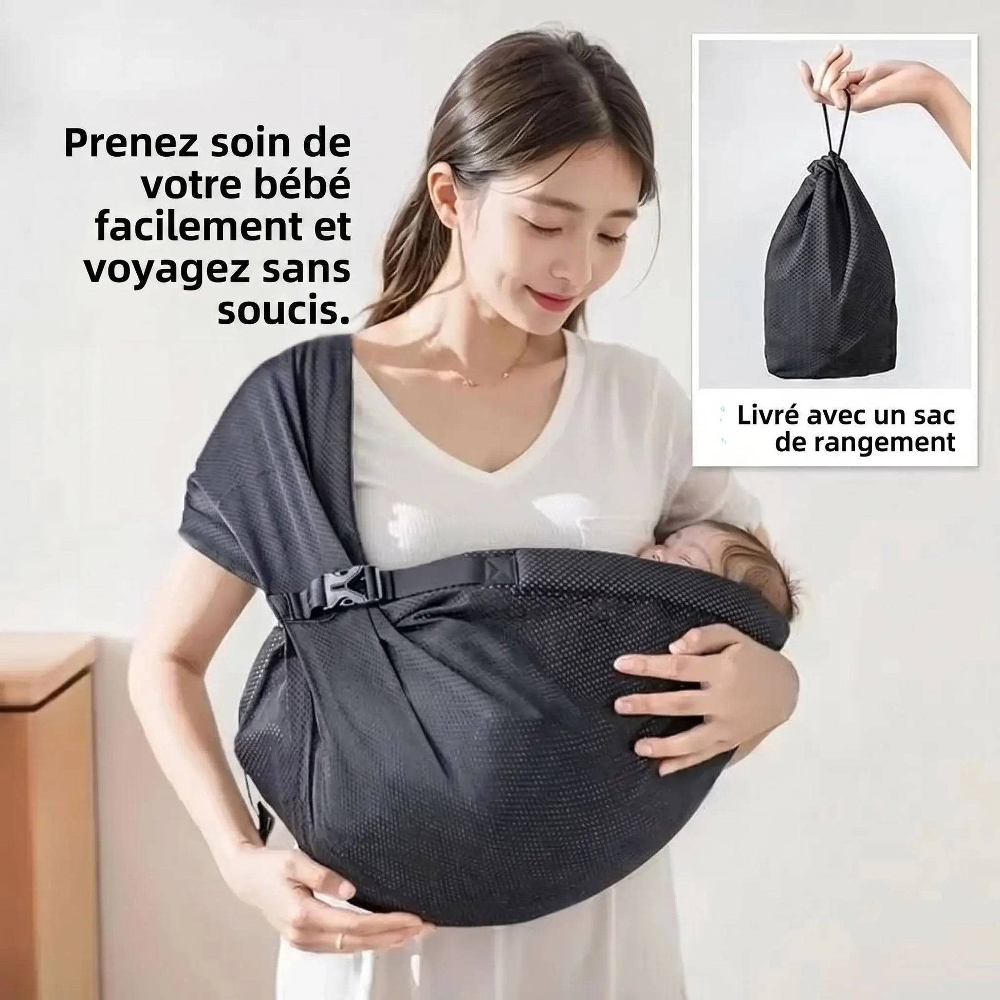 Porte bebe Kastado | Installation Ultra - Simple - Hanagamise