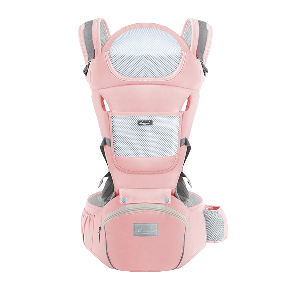 Porte bebe Evolutransport de couleur Rose sans arriere plan coton poly