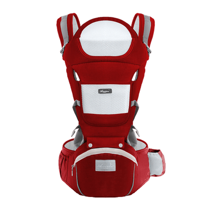 Porte bebe Evolutransport de couleur Rouge sans arriere plan coton poly