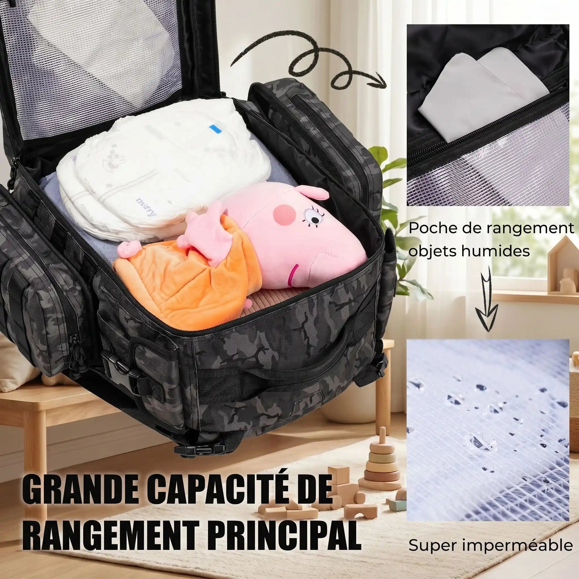 Sac a Dos a Langer Milidad | Complet, Tapis Inclus - Hanagamise