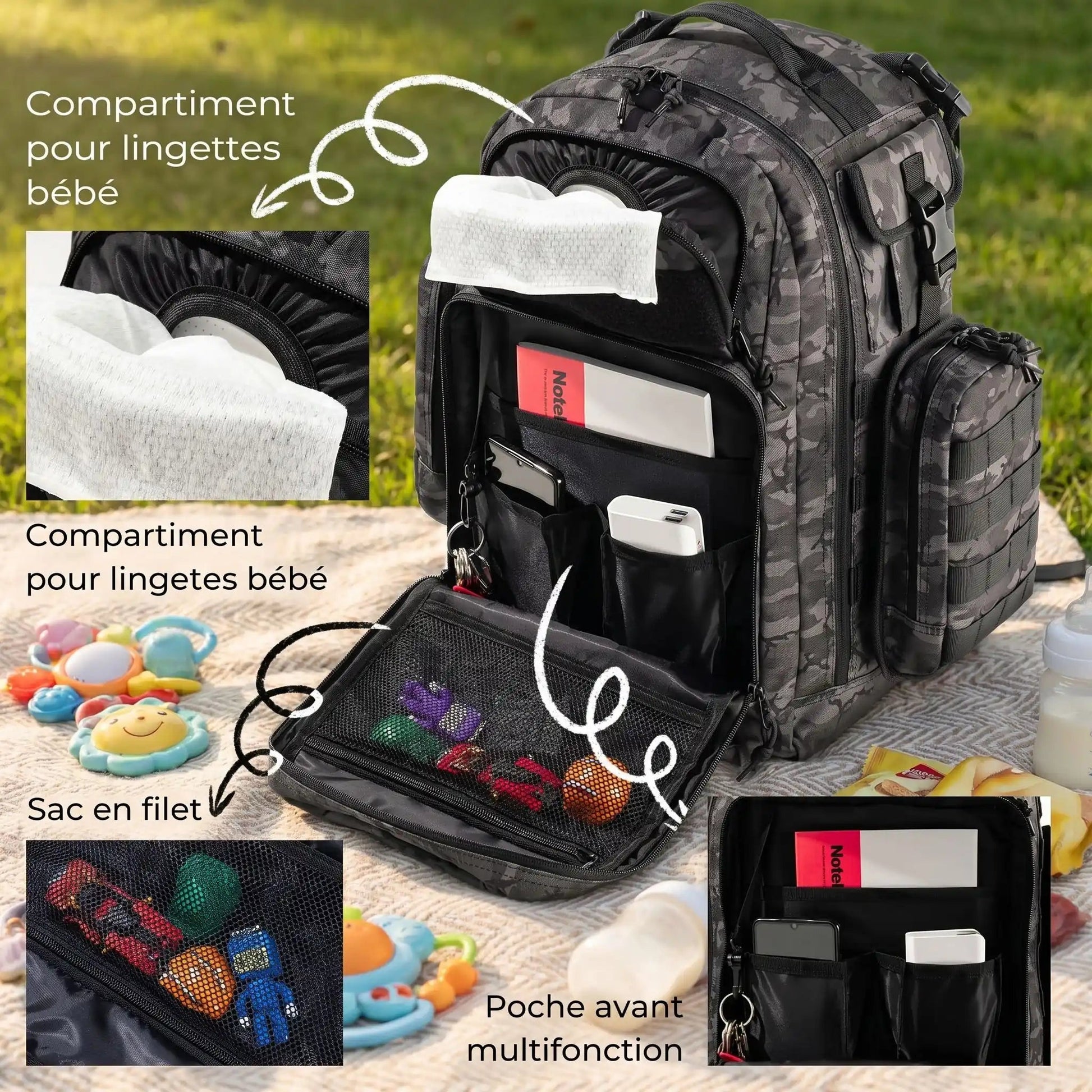 Sac a Dos a Langer Milidad | Complet, Tapis Inclus - Hanagamise