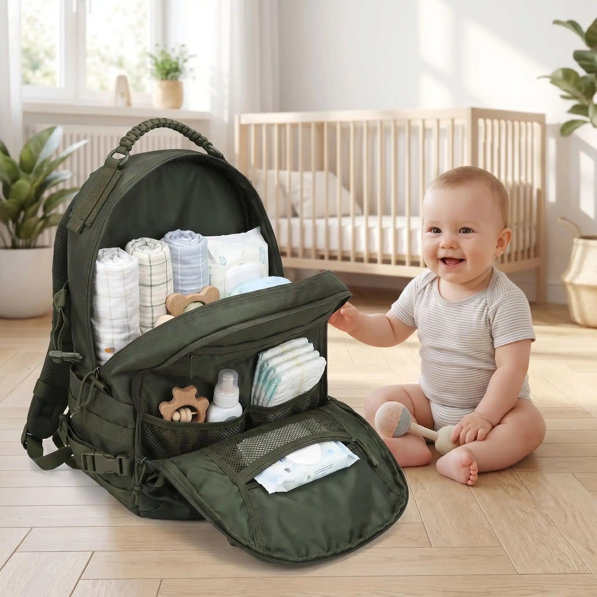 Sac a dos homme Imperméable ArkGo | Papa Toujours Prêt - Hanagamise