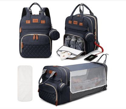 Intérieur sac à langer NestGo organisation propre et sale