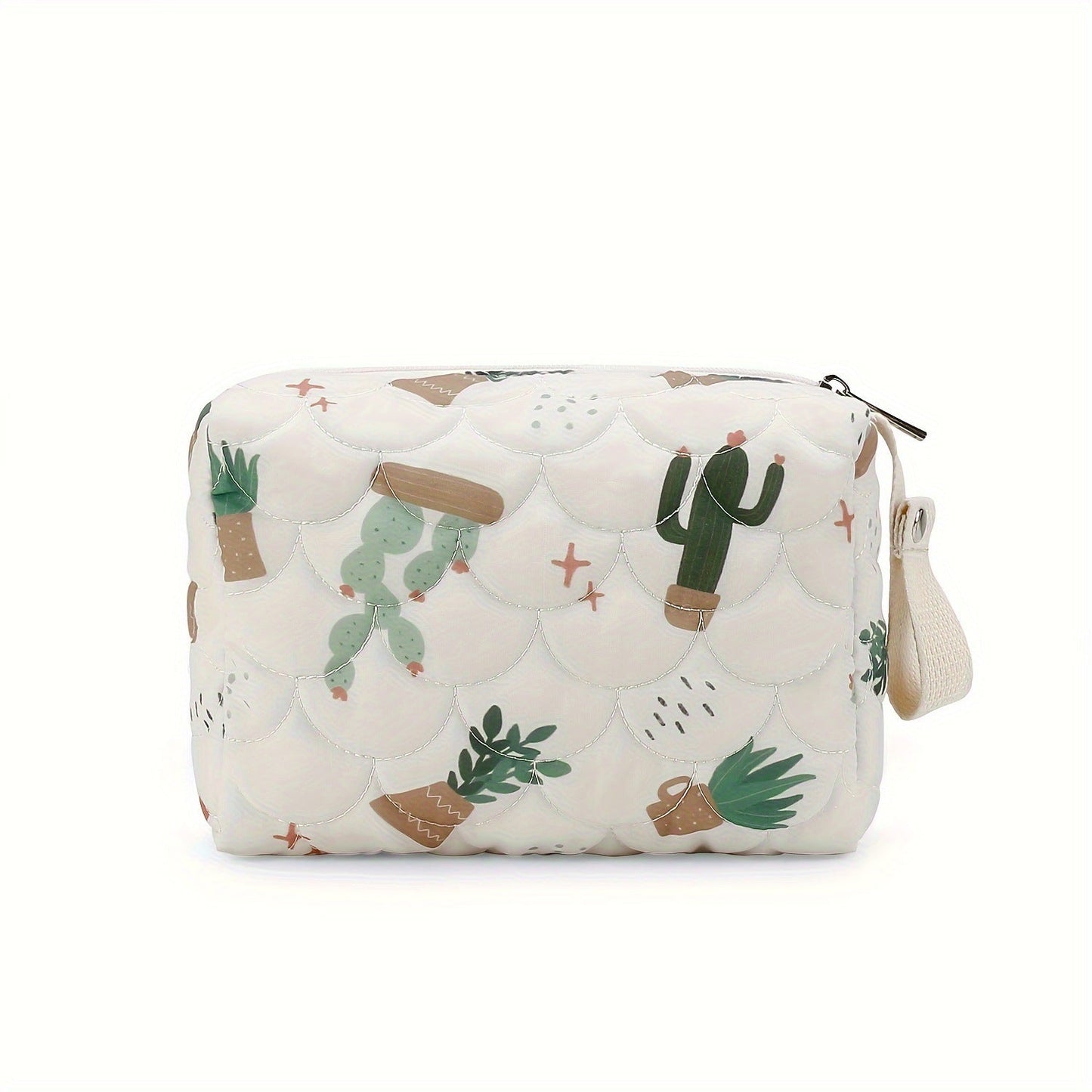 sac a langer couche blanc et vert plante