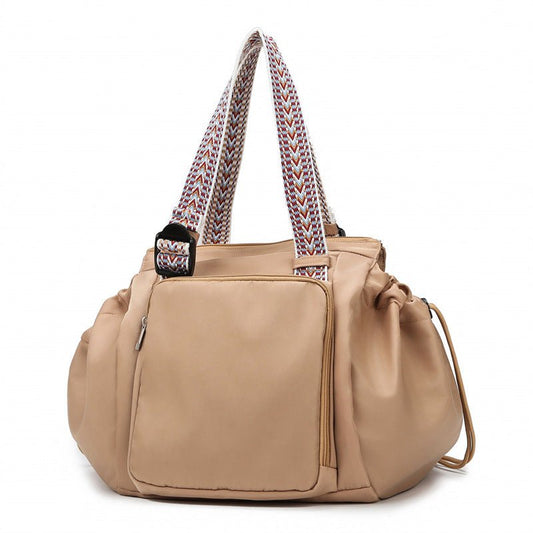 sac a langer fourre tout elegant beige