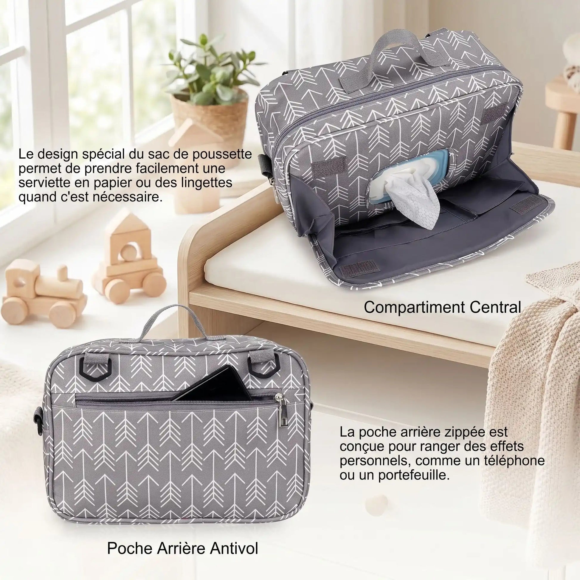 Trousse de Toilette Pousago | Lingette sur Poussette - Hanagamise