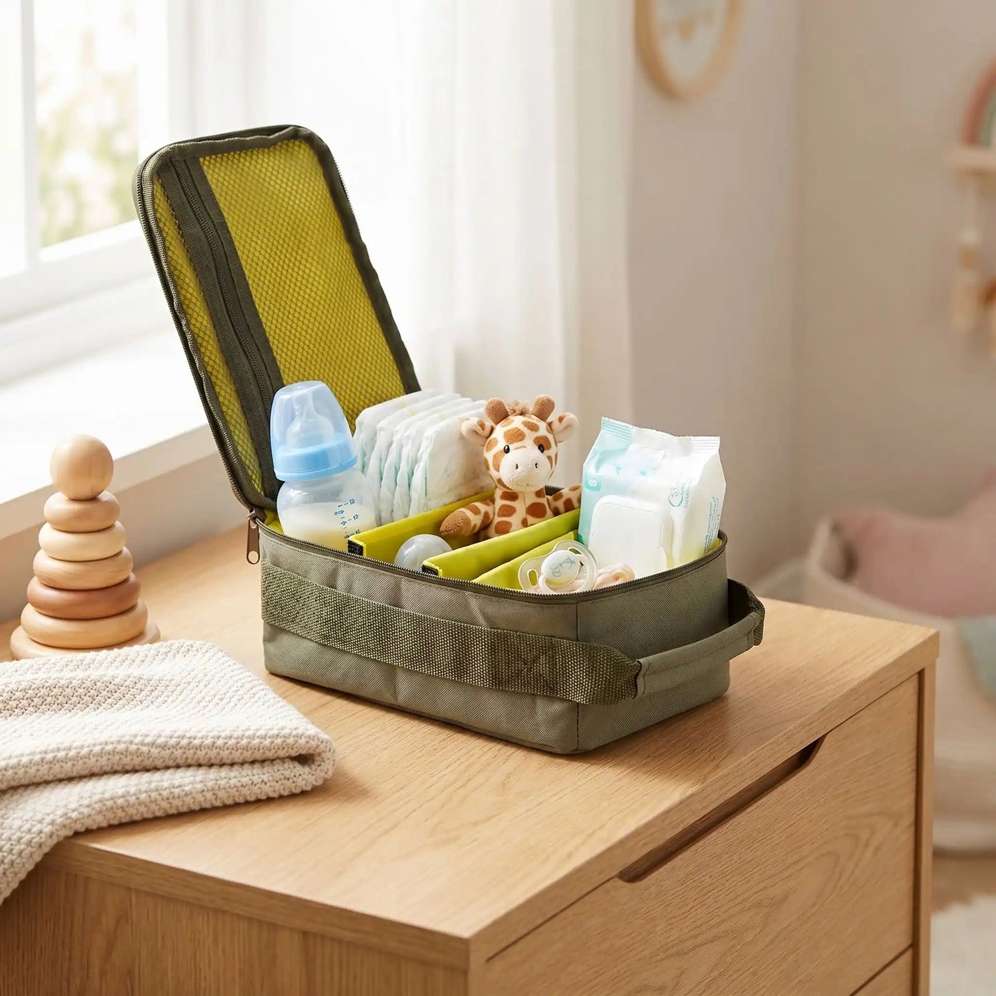 Trousse de Toilette Rugago | 3 Compartiments Détachables - Hanagamise